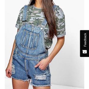 Denim overalls